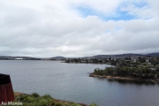Vue depuis le Moma sur la baie de Hobart