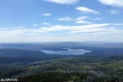 Vue depuis le sommet du Mont Rufus au parc national du Lac St Claire - patrimoine mondial de l'Unesco
